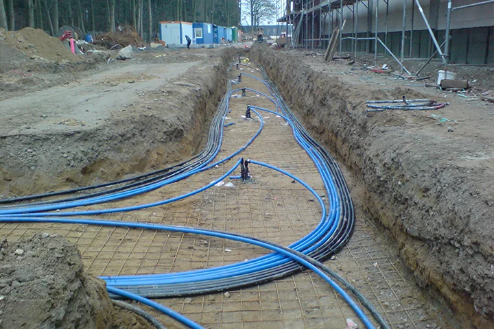 Tiefen-Geothermie mit vertikalen Sonden für nachhaltige Bauprojekte
