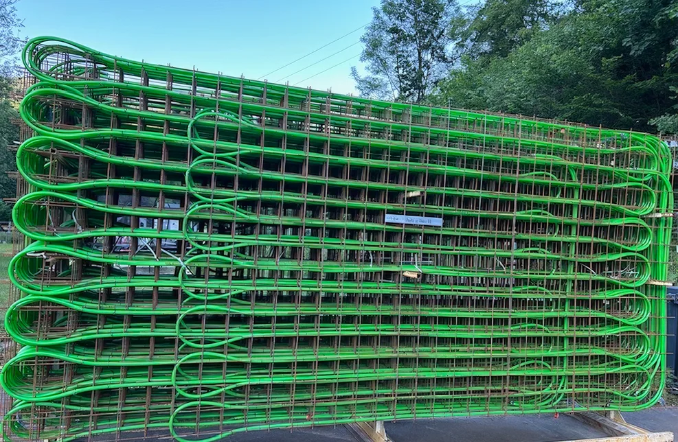 Vorgefertigte Module für effiziente Betonkernaktivierung